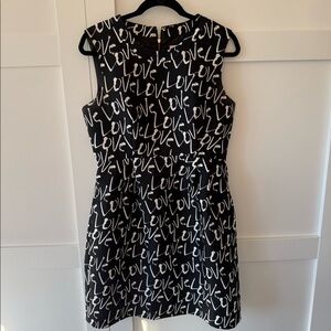 Kate spade love print dress